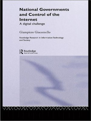 cover image of National Governments and Control of the Internet